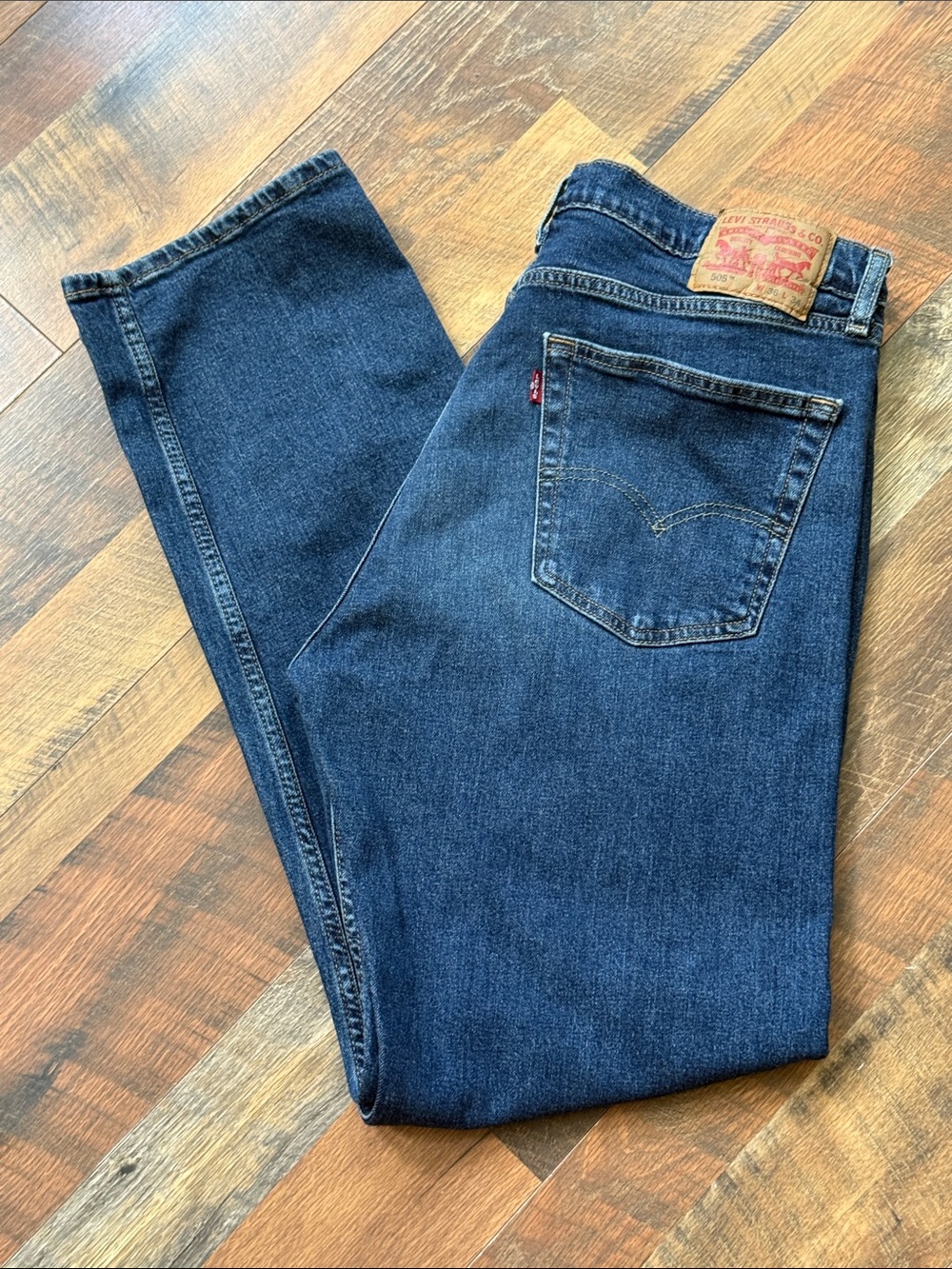 Levi’s 505 Regular Fit Jeans Dark Wash Men’s 36x34